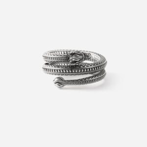 ANELLO DRAGONE CINESE IN ARGENTO