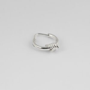 ORECCHINO A CERCHIO MODULO FILO SPINATO PENDENTE