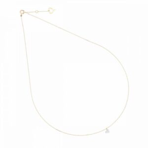 GIROCOLLO 18 KT DIAMANTE NUDO CUORE 0,25 CT