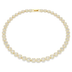 COLLANA TENNIS UNA ANGELIC TAGLIO ROUND