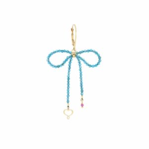 ORECCHINO FIOCCO AZZURRO