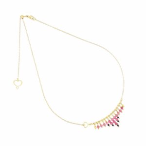 GIROCOLLO FRANGE TORMALINA ROSA