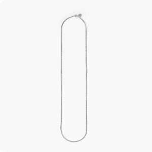 COLLANA GRUMETTA FILO 060 IN ARGENTO