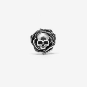 ORECCHINO CON TESCHIO SKULL BUD IN ARGENTO