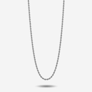 COLLANA CORDA 040 IN ARGENTO