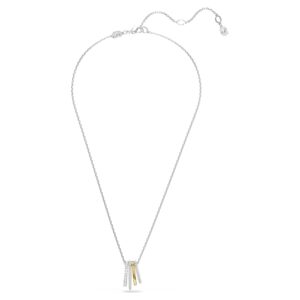 PENDENTE HYPERBOLA, BIANCO E DORATO