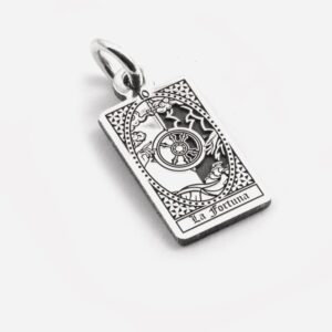 CIONDOLO CARTA TAROCCHI LA FORTUNA