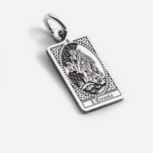 CIONDOLO CARTA TAROCCHI L'EREMITA