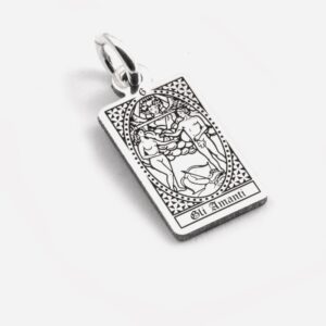 CIONDOLO CARTA TAROCCHI GLI AMANTI