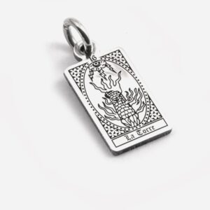 CIONDOLO CARTA TAROCCHI LA TORRE