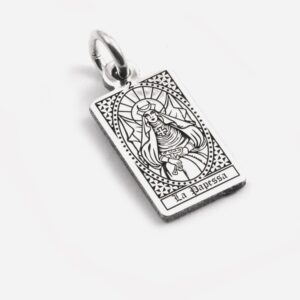 CIONDOLO CARTA TAROCCHI LA PAPESSA