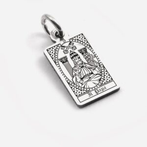 CIONDOLO CARTA TAROCCHI IL PAPA