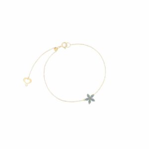 BRACCIALE 18KT FIORE CELESTE