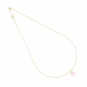 GIROCOLLO 18KT BATTITO CUORE ROSA