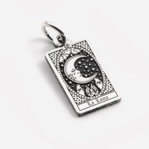 CIONDOLO CARTA TAROCCHI LA LUNA