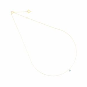 GIROCOLLO 18KT PIETRA NUDA AZZURRA