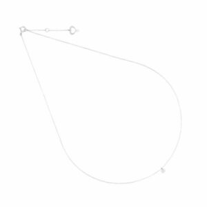 GIROCOLLO 18KT DIAMANTE NUDO 0,13 CT BIANCO