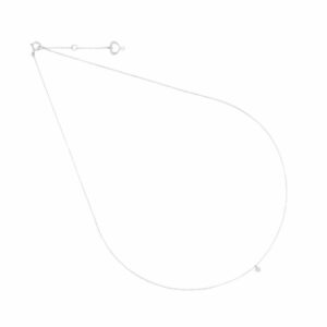 GIROCOLLO 18KT DIAMANTE NUDO 0,07 CT BIANCO