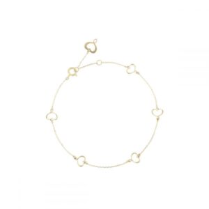 BRACCIALE CUORI MAMAN 18KT