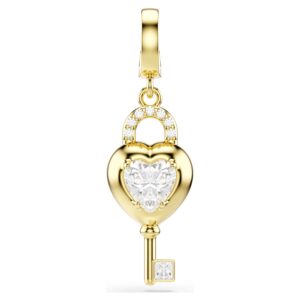 CHARM IDYLLIA, CUORE CON CHIAVE, DORATO